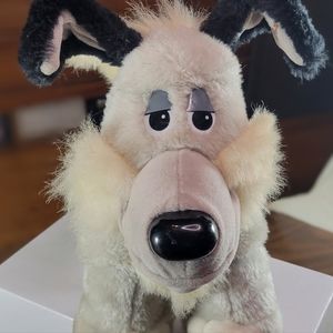 Vintage Tonka Pooch Patrol Guard dog Husky dog SNARL FLIP LIP GREY WHITE  1990